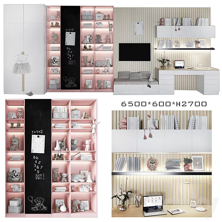 Composition in the nursery_2 3D Model