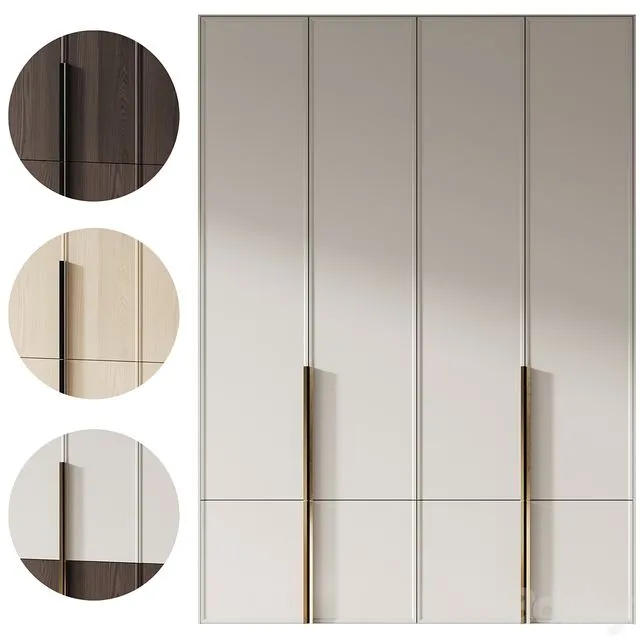 Composition of furniture in the hallway room 13 3D Model