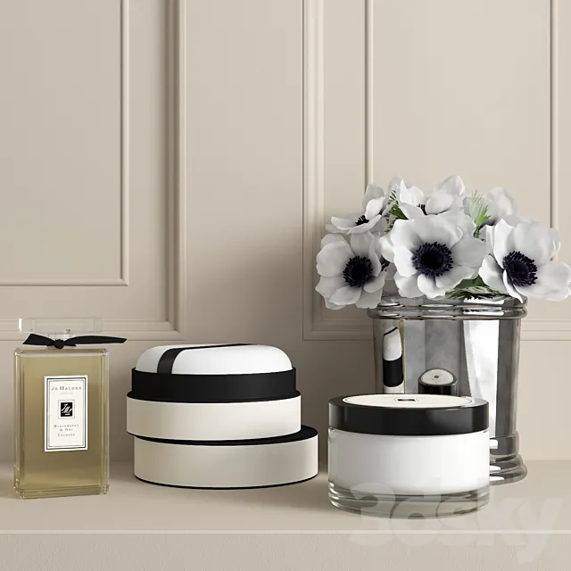 Composition with anemones 3D Model