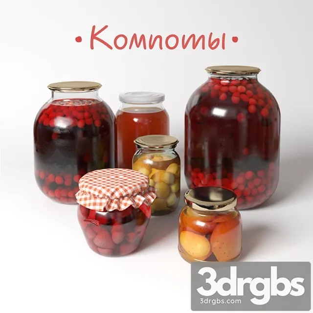 Compote 3D Model Free