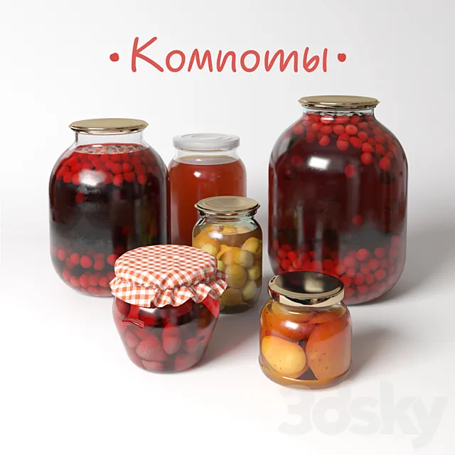 Compote 3DModel