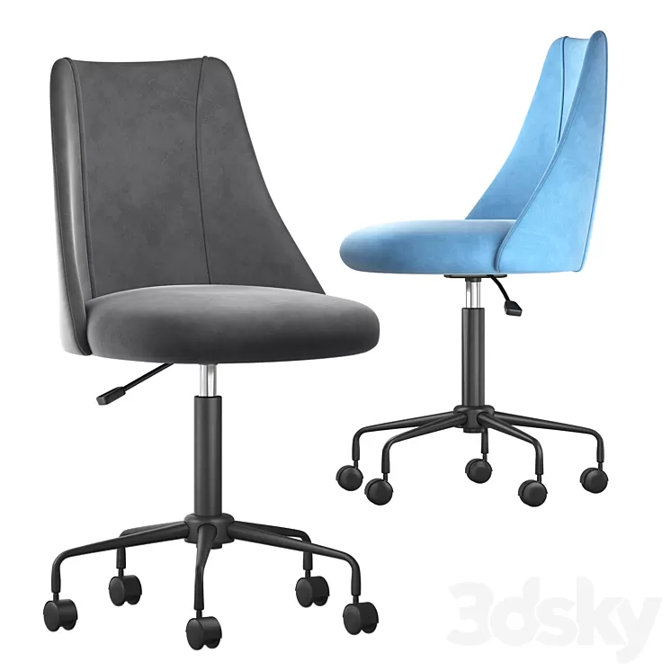 Computer chair Siana from Stoolgroup 3D Model Free