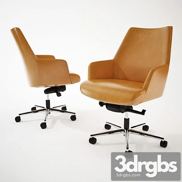 Cona By Keilhauer Executive Conference Chair 3D Model Free