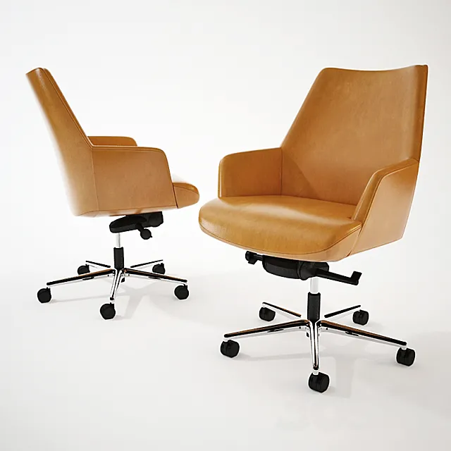 Cona by Keilhauer. Executive Conference Chair 3D Model