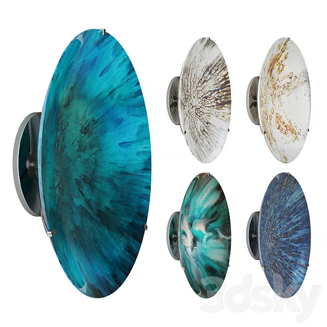 Concave mirrored glass 3DModel