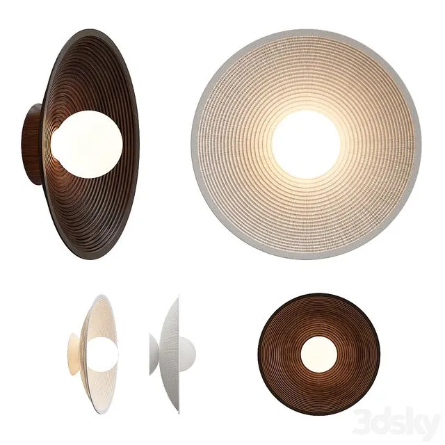 Concentric Wall Lamp 3D Model