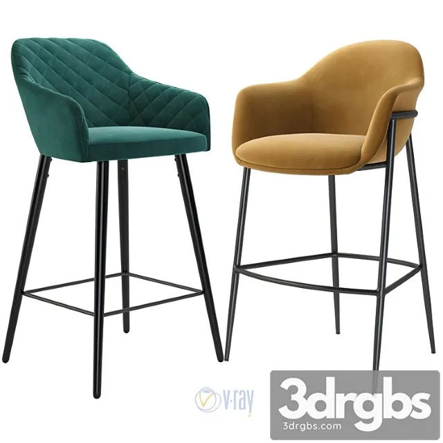 Concepto bar stool antibes. marelli chia bar stool 2 3D Model Download