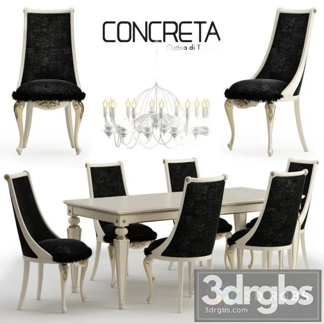Concreta Arrogance Table and Chair Free Download