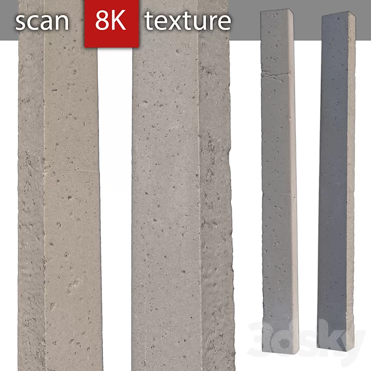 Concrete beam 3D Model