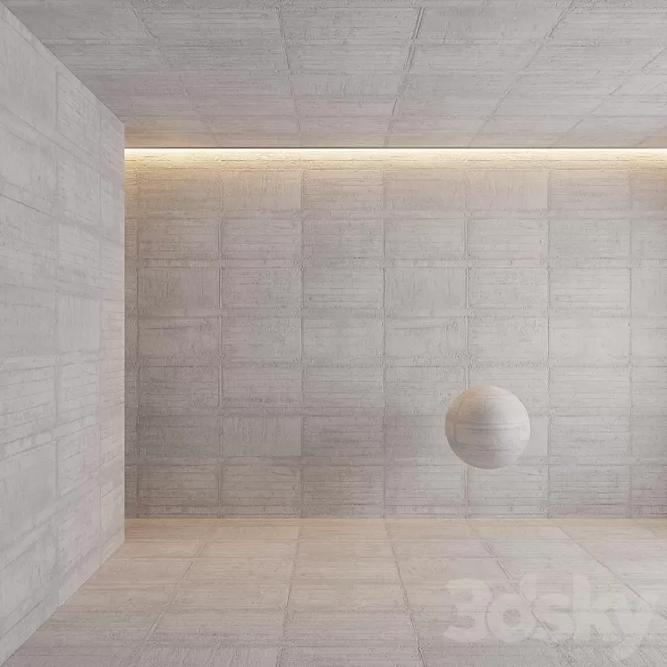 Concrete block 3D Model