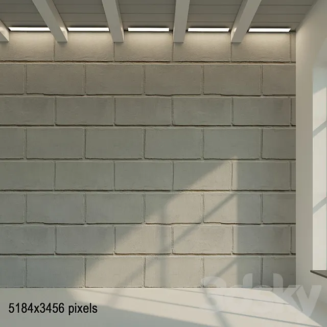 Concrete block. Gypsum. 55 3D Model