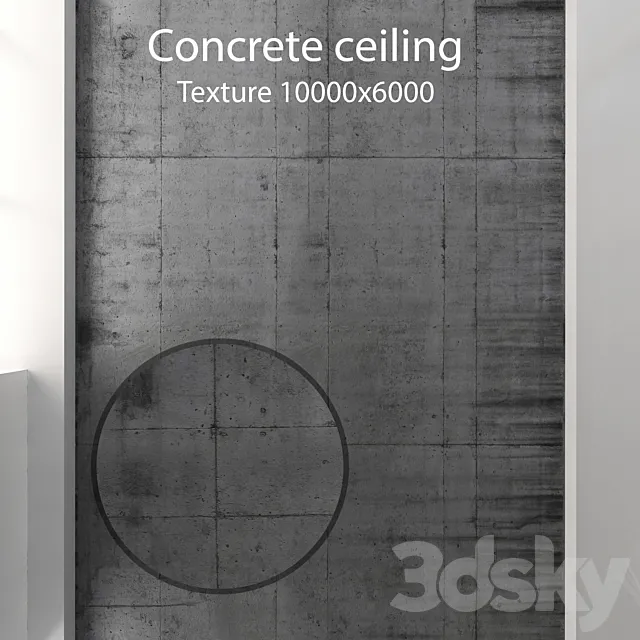 Concrete ceiling 29 3D Model