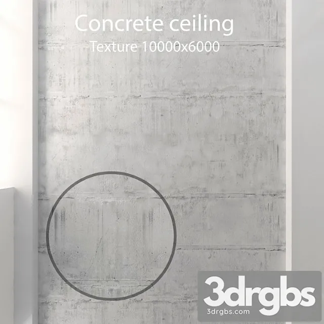 Concrete ceiling 43 3D Model Free