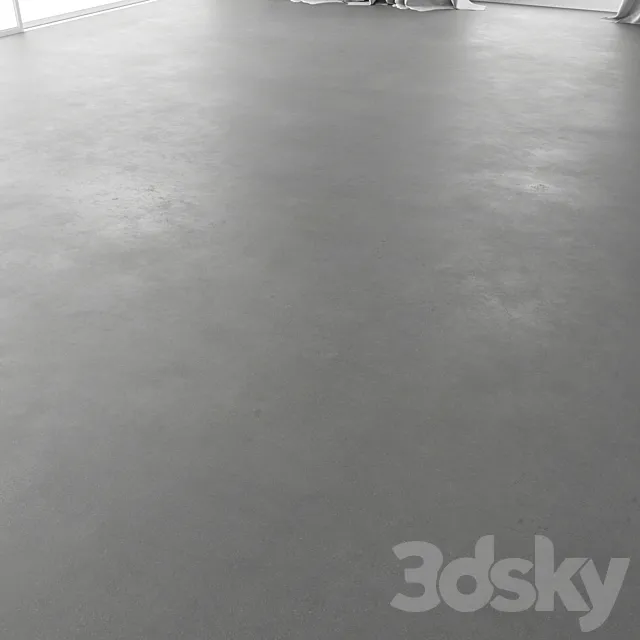 Concrete floor 3D Model