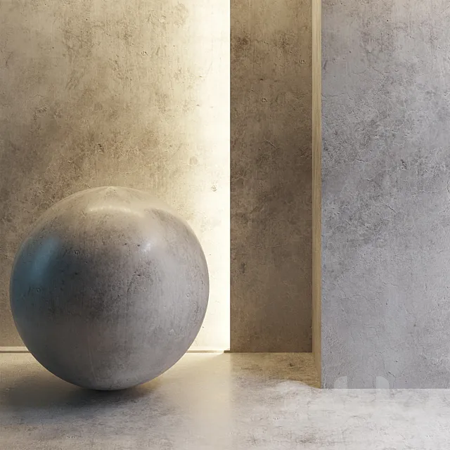 Concrete floor 3D Model