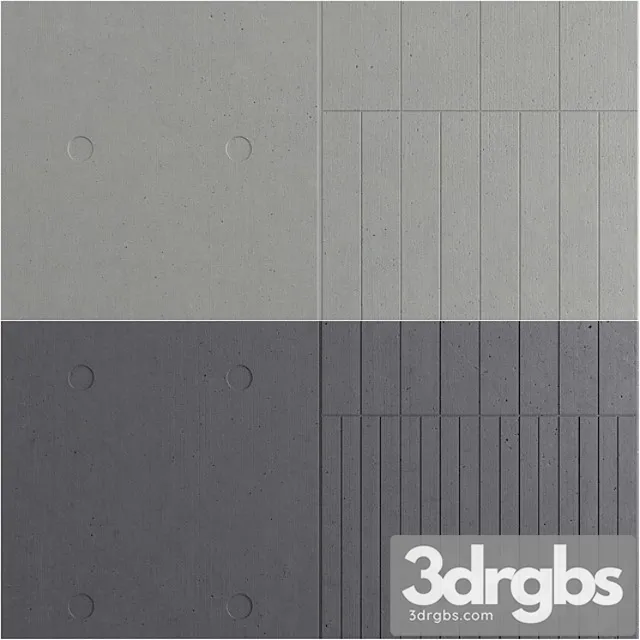 Concrete lcda - panbeton - beton panels 3D Model Free