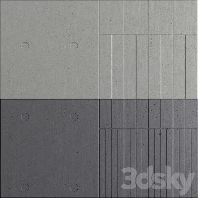 Concrete LCDA - Panbeton - Beton panels 3D Model