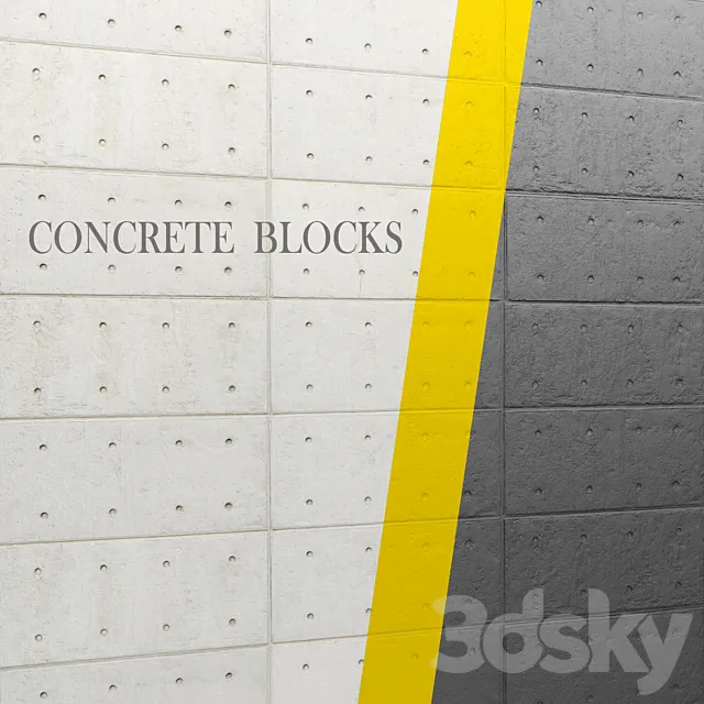 Concrete panel 3DModel