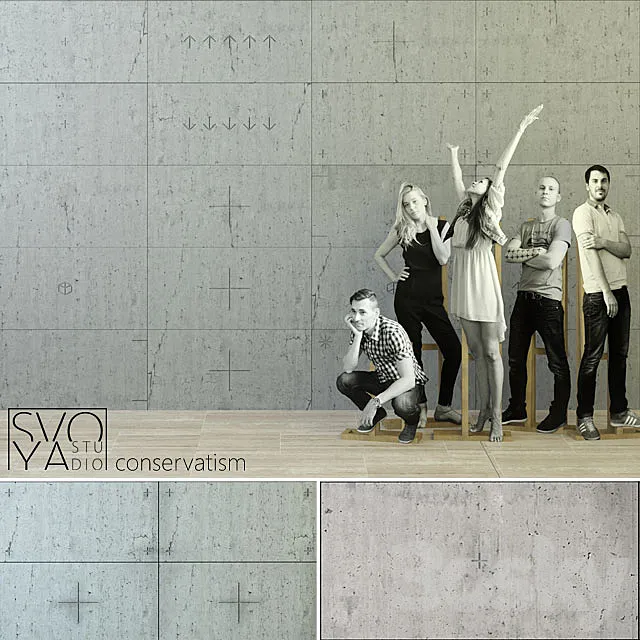 Concrete panel conservatism 3D Model