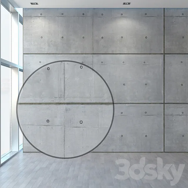 Concrete sections 3D Model