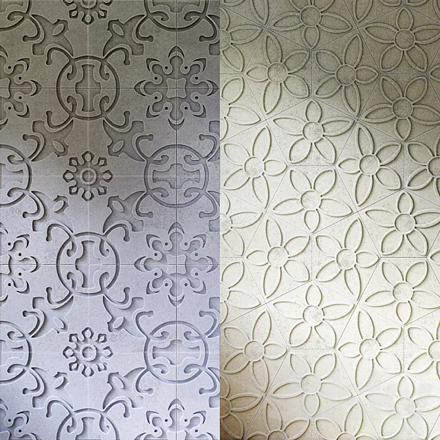 Concrete tile Daniel Ogassian 3DModel