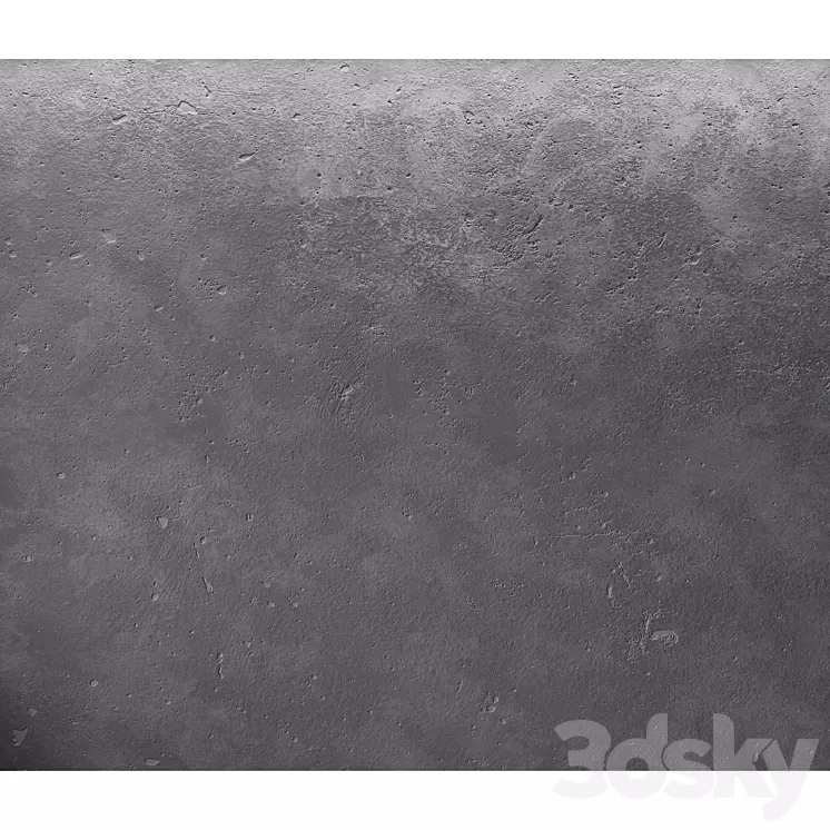 Concrete wall 3D Model