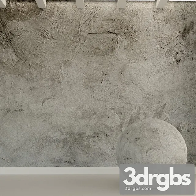 Concrete wall. old concrete. 90 3D Model Free