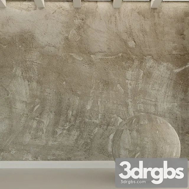 Concrete wall. old concrete. 93 3D Model Free