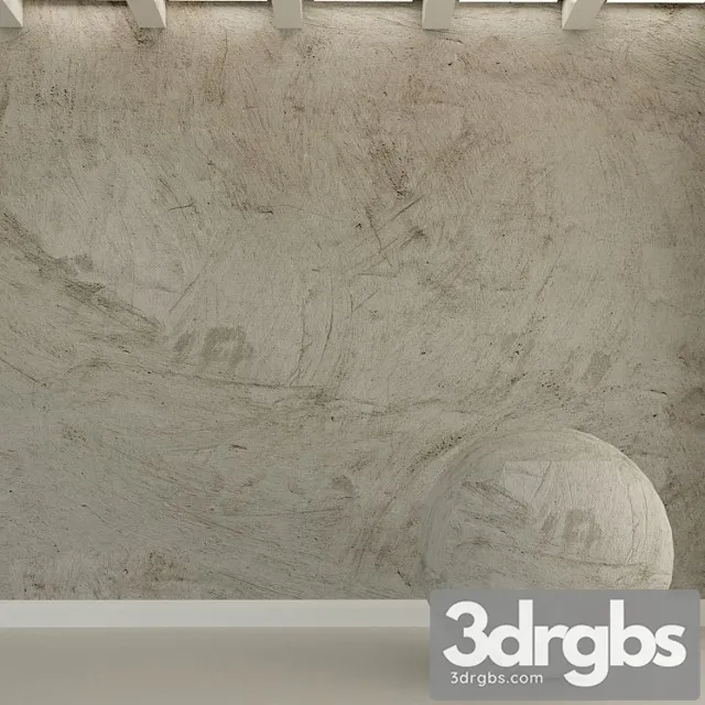 Concrete wall. old concrete. 95 3D Model Free
