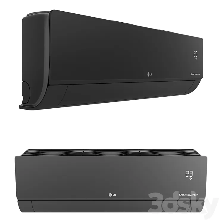 Conditioner LG Artcool Mirror LG AM12BR 3D Model