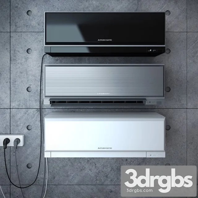 Conditioner Mitsubishi MSZ 3D Model Free