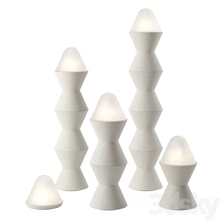 Cone x floor lamp by Emmanuelle Simone 3D Model