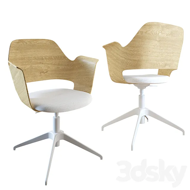 Conference chair FELLBERGET without wheels _ IKEA 3DModel