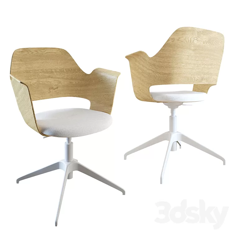 Conference chair FELLBERGET without wheels / IKEA 3D Model