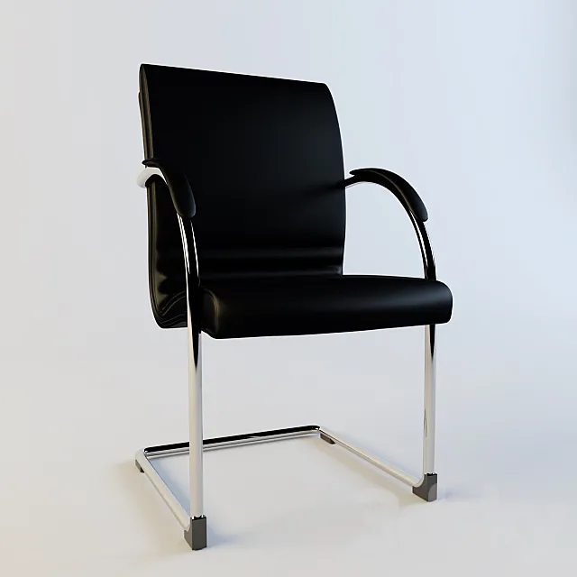 Conference Chair Smart 3D Model