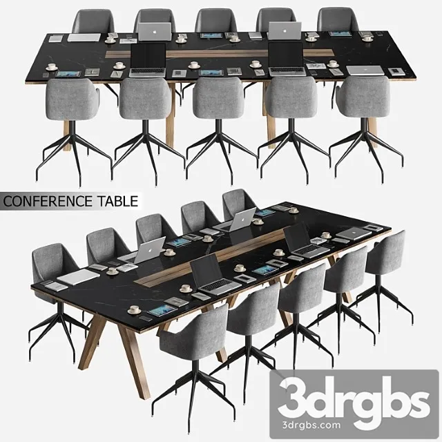 Conference Table 02 2 3D Model Free
