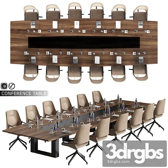 Conference Table 04 1 3D Model Free