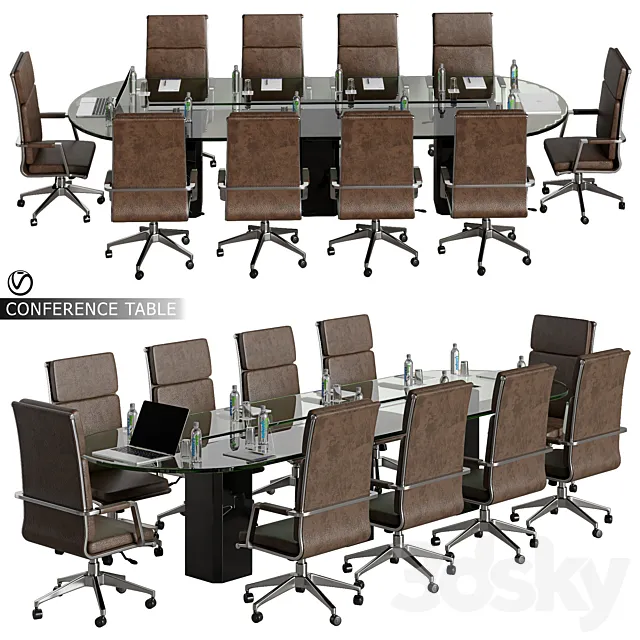 conference table 08 3DModel