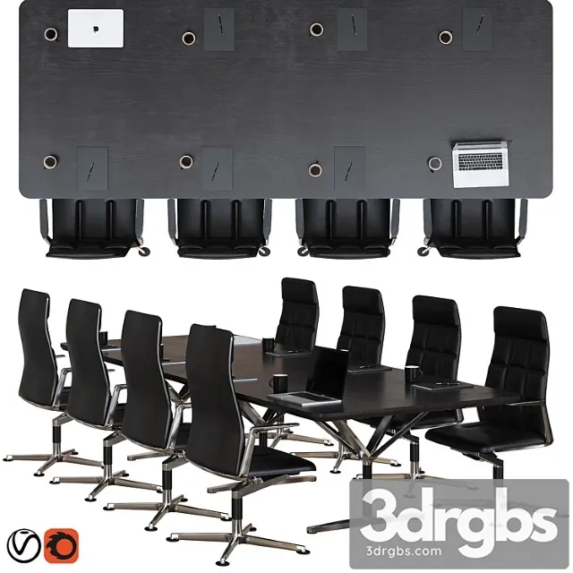Conference Table 1 3D Model Free