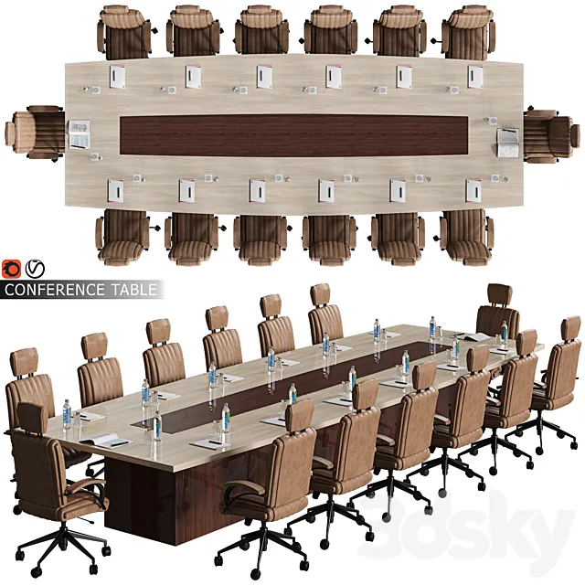conference table 11 3DModel