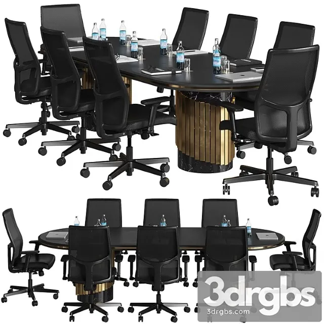 Conference Table 3D Model Free