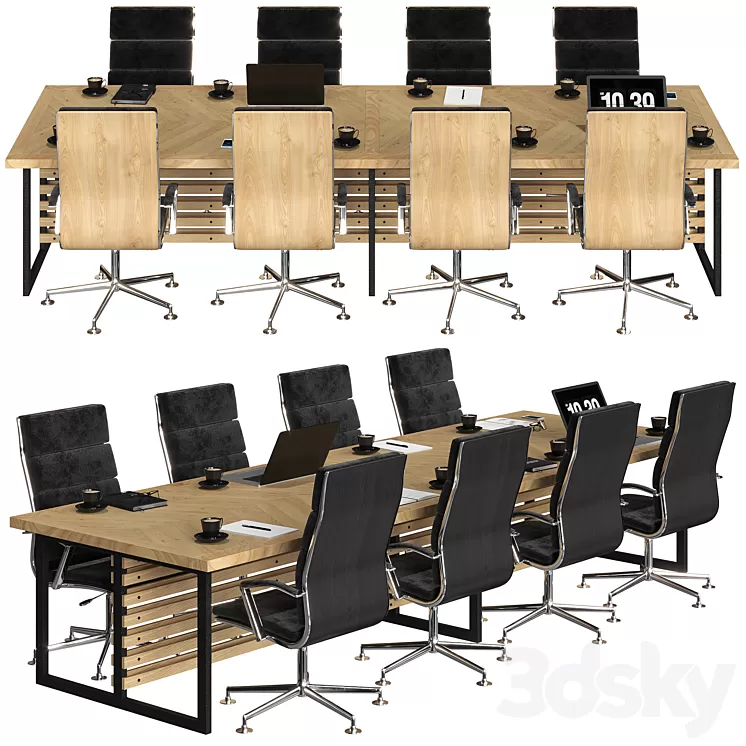 conference table modern 3D Model