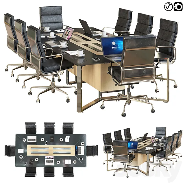 conference table03 3DModel