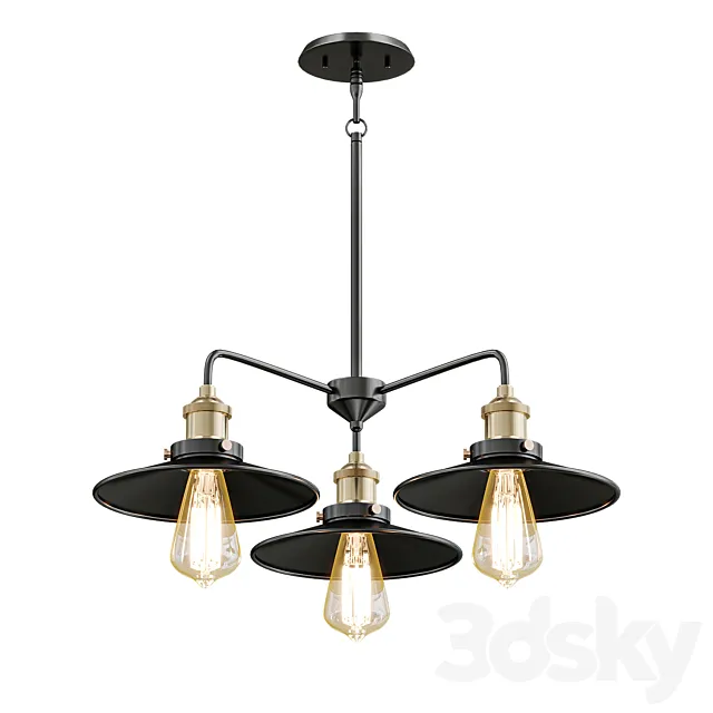 Conical chandelier lamp Free Download