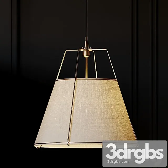 Conical drum pendant 2 variants 3D Model Download