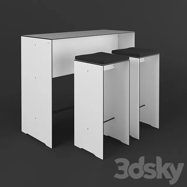 Conmoto riva barhocker 3DModel