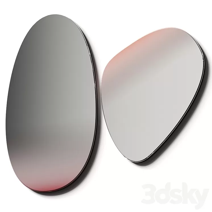 Connubia Calligaris Miro Mirrors 3D Model Free