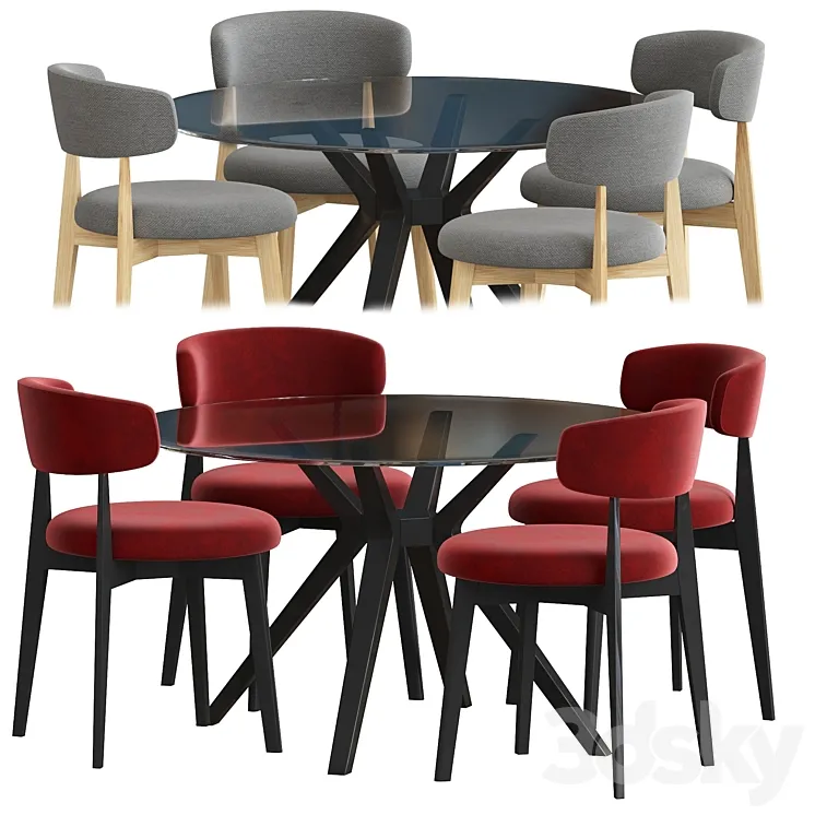 Connubia Calligaris Talks Chair 3D Model Free
