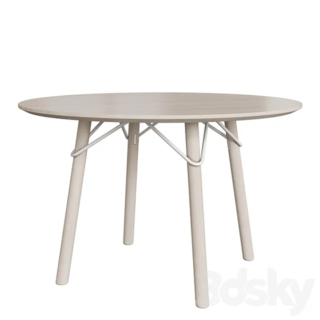 Connubia CB4807-FD120 Tria Dining Table 3DModel