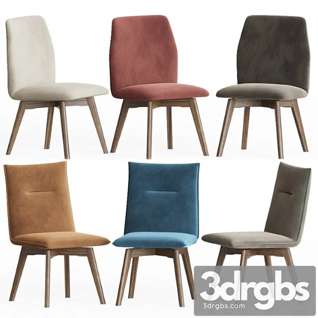 Connubia maya chair & hexa chair set 2 3D Model Free